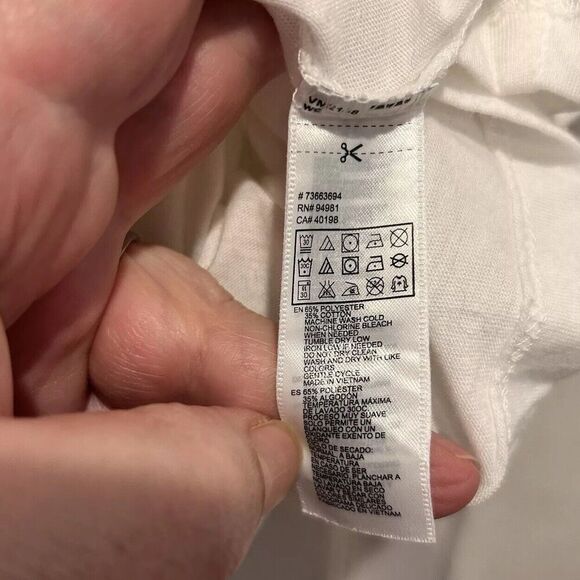 Forever 21 Sleeveless Ruffled Bib‎ Tank Top Blouse Juniors Size Large - Picture 5 of 5